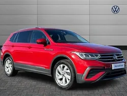 Red Used 2022 VW Tiguan Allspace Life SUV | £20,499 (Good price)