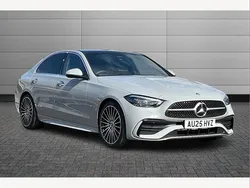 Grey Used 2025 Mercedes C200 AMG Line Premium Plus Sedan | £39,990