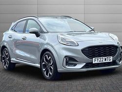Solar silver Used 2022 Ford Puma ST-Line X Hatchback | £15,245 (Fair price)