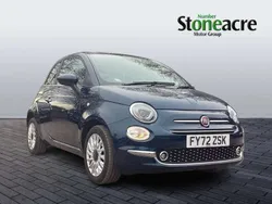 Blue Used 2022 Fiat 500 Dolcevita Hatchback | £9,790 (Fair price)