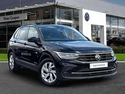 Black Used 2021 VW Tiguan Life SUV | £19,291 (Good price)