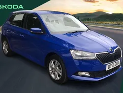 Blue Used 2021 Skoda Fabia SE Hatchback | £10,397 (Good price)