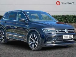 Black Used 2019 VW Tiguan R-line SUV | £20,500 (A bit pricey)