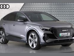 Grey Used 2025 Audi Q4 Sportback e-tron Black Edition SUV | £36,758 (Super price)