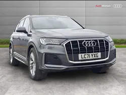 Grey Used 2021 Audi Q7 S-Line SUV | £39,990 (Fair price)