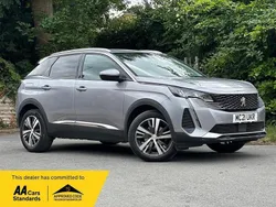 Grey Used 2021 Peugeot 3008 Allure Premium Hatchback | £16,690 (Fair price)