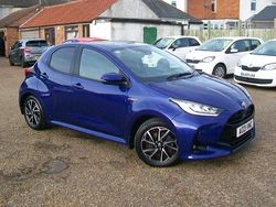 Blue Used 2021 Toyota Yaris Hybrid Design Hatchback | £13,995 (Super price)