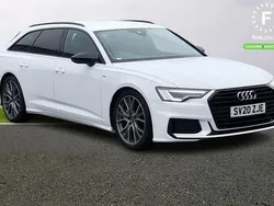 White Used 2020 Audi A6 Black Edition Estate | £25,999 (Good price)
