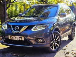 Blue Used 2017 Nissan X-Trail Tekna SUV | £10,290 (Fair price)