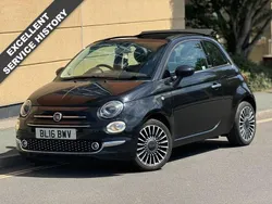 Black Used 2016 Fiat 500C Lounge Cabriolet | £7,995 (A bit pricey)