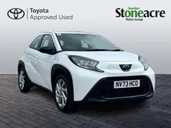 White Used 2023 Toyota Aygo PURE Hatchback | £12,250 (Fair price)