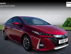 Red Used 2018 Toyota Prius Hatchback | £14,350 (Fair price)