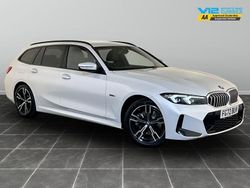White Used 2022 BMW 330e M Sport Estate | £25,995 (Fair price)