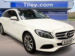 White Used 2015 Mercedes C200 Premium Estate | £10,990 (Fair price)