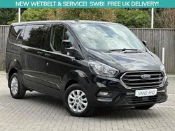 Agate black (metallic paint) Used 2021 Ford Transit Custom Limited Estate | £15,495 (Fair price)