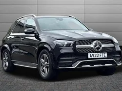 Obsidian black Used 2022 Mercedes GLE400 AMG line Estate | £49,250 (Good price)