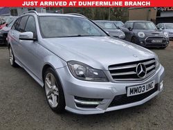 Silver Used 2014 Mercedes C220 Sport Edition Estate | £6,995 (Good price)