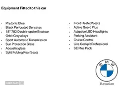 Blue Used 2022 BMW 330e Sport Line Sedan | £19,495 (Super price)