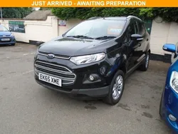Black Used 2015 Ford Ecosport Zetec SUV | £6,499 (Fair price)