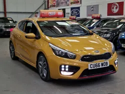 Yellow Used 2016 Kia ProCeed GT Hatchback | £9,495 (Fair price)