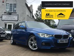 Blue Used 2016 BMW 330 M Sport Estate | £15,490 (Fair price)