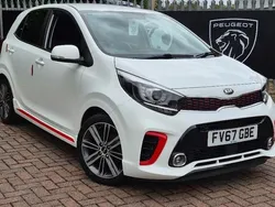 White Used 2017 Kia Picanto GT-Line Hatchback | £7,901 (Fair price)