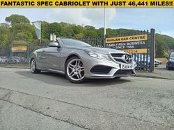 Silver Used 2014 Mercedes E350 AMG line Cabriolet | £13,995 (Fair price)