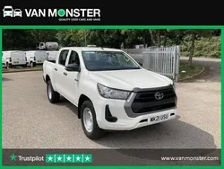 White Used 2021 Toyota HiLux Active Pickup | £19,299 (A bit pricey)