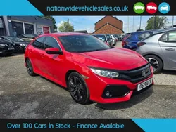 Red Used 2019 Honda Civic SR Hatchback | £11,379 (Fair price)