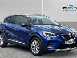 Blue/black Used 2020 Renault Captur Iconic SUV | £12,000 (Fair price)