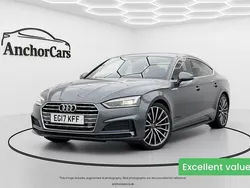 Grey Used 2017 Audi A5 Sportback S-Line Hatchback | £12,100 (Fair price)