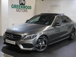 Grey Used 2017 Mercedes C220 AMG line Sedan | £12,990 (Fair price)