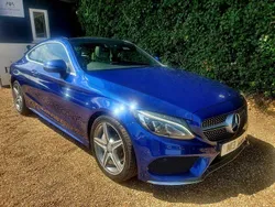 Blue Used 2016 Mercedes C220 AMG Line Premium Plus Coupe | £14,995 (A bit pricey)