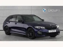 Blue Used 2021 BMW 330e M Sport Estate | £26,250 (Expensive)