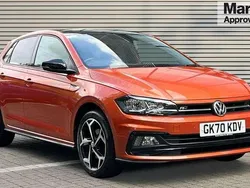 Orange Used 2020 VW Polo R-line Hatchback | £14,264 (Fair price)
