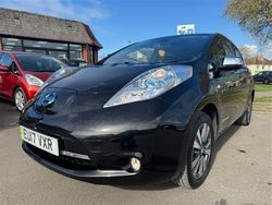 Black Used 2017 Nissan Leaf Tekna Hatchback | £5,995 (A bit pricey)