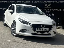 White Used 2016 Mazda 3 Inclusive Hatchback | £6,695 (A bit pricey)