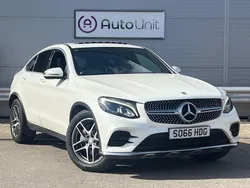 White Used 2016 Mercedes GLC220 AMG line Coupe | £19,490 (Fair price)