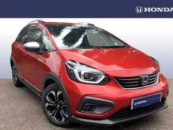 Premium crystal red Used 2021 Honda Jazz EX Hatchback | £17,650 (Fair price)