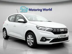 White Used 2023 Dacia Sandero Expression Hatchback | £11,300 (Good price)