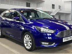 Blue Used 2016 Ford Focus Titanium Hatchback | £6,750 (Good price)