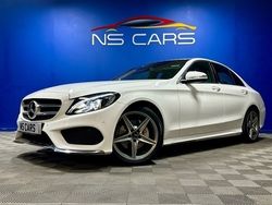 White/white Used 2015 Mercedes C220 AMG line Sedan | £12,999 (A bit pricey)