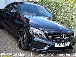 Black Used 2017 Mercedes C200 AMG Line Premium Coupe | £17,990 (A bit pricey)