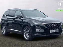 Black Used 2018 Hyundai Santa Fe Premium SUV | £19,699 (Fair price)