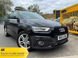 Black Used 2013 Audi Q3 S-Line SUV | £7,499 (Fair price)