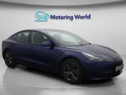 Blue Used 2021 Tesla Model 3 Long Range Sedan | £16,500 (Fair price)