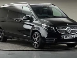 Black Used 2023 Mercedes V220 AMG line MPV | £57,000 (Fair price)