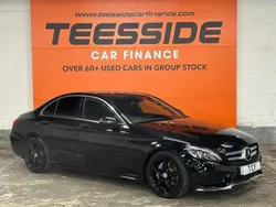 Black Used 2017 Mercedes C220 AMG line Sedan | £12,995 (Fair price)