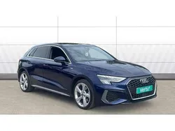 Blue Used 2021 Audi A3 e-tron S-Line Hatchback | £19,712 (Fair price)