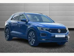 Ravenna blue Used 2021 VW T-Roc R-line SUV | £17,990 (Good price)